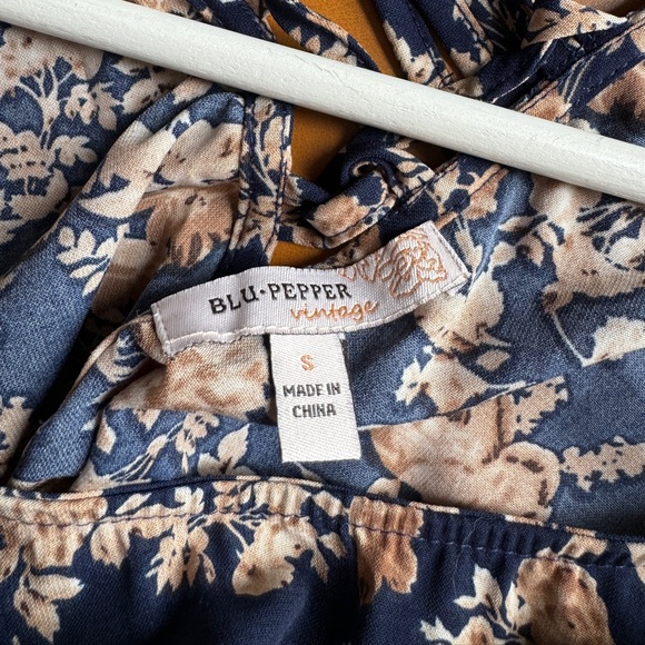 Blouse sans manches fleurie - Picture 4 of 4